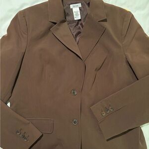 Liz Claiborne Chocolate Brown Blazer